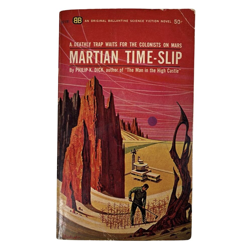 Martian Time-Slip Philip K. Dick Ballantine Original Paperback 1964 Vintage SF